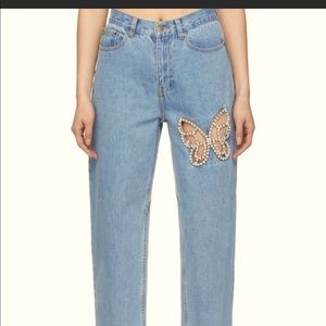 Area Blue Butterfly Jeans